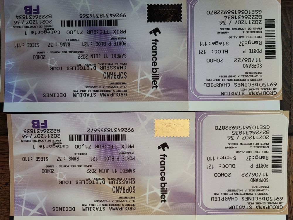 billet soprano Billetterie