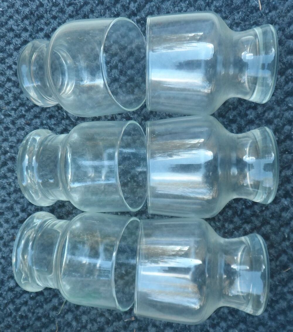 6 verres Hauteur 9 cm diam&egrave;tre de la bouche 7 cm Cuisine