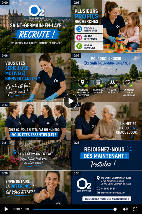 Recrutement local 
O2 saint germain en laye  0 78290 Croissy-sur-seine