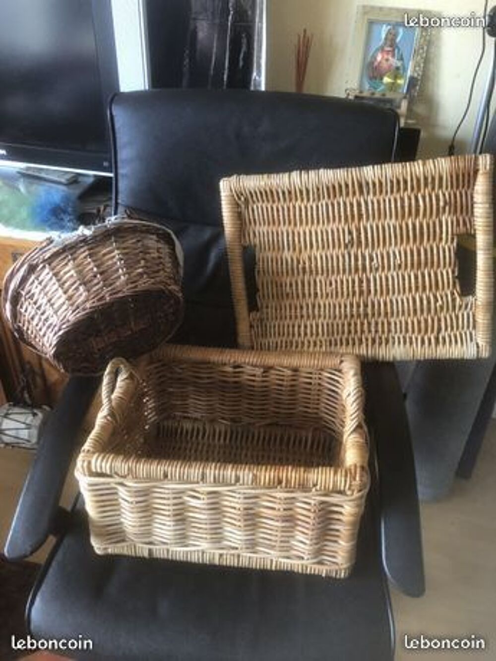 Paniers en OSIER Maroquinerie