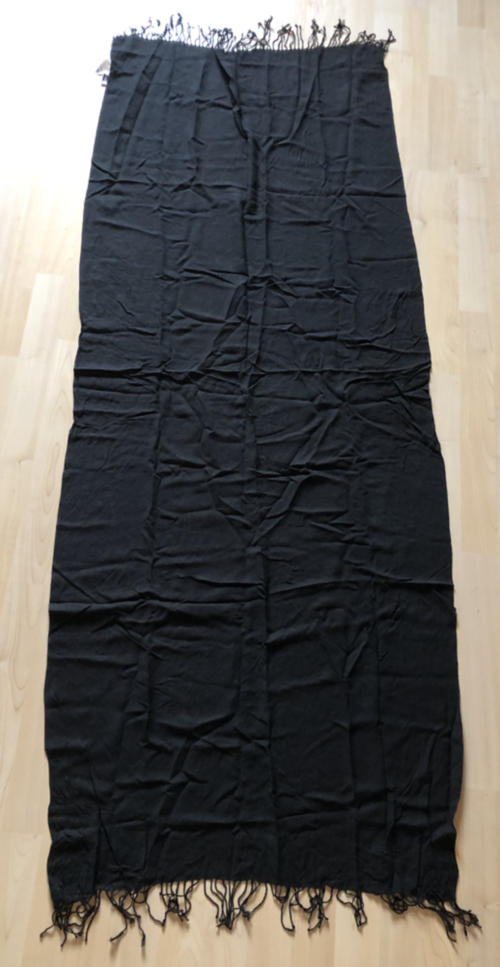 Etole / &eacute;charpe noire 170 x 68 cm neuve Vêtements