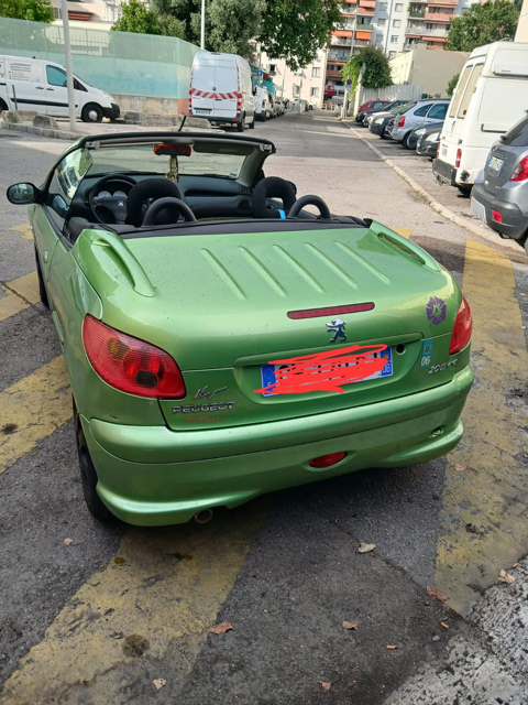 Peugeot 206 CC 1.6i 16V 2002 occasion Nice 06000