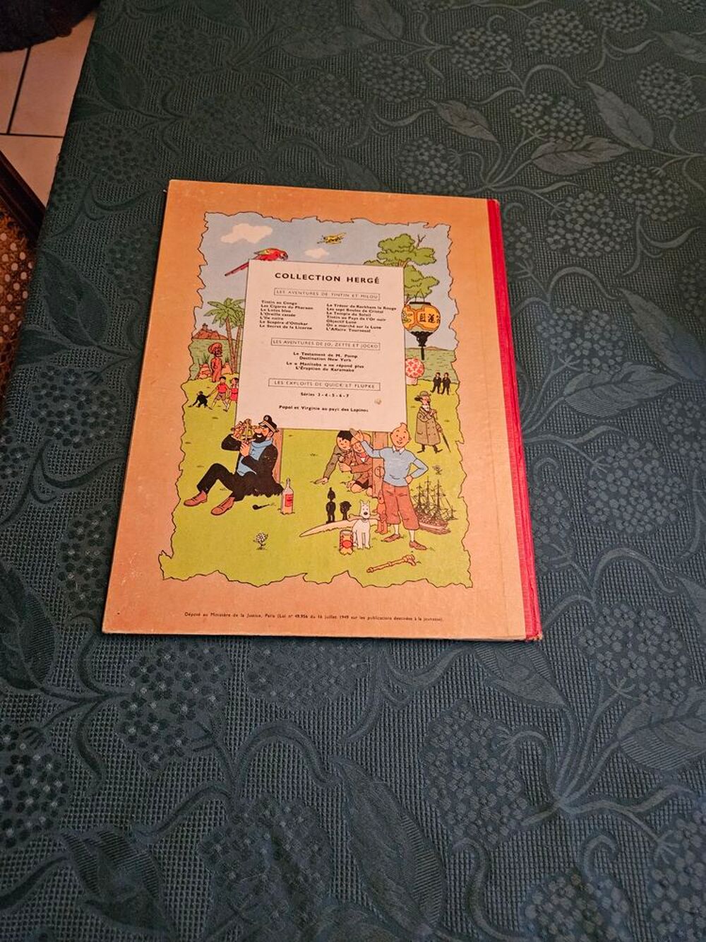 ALBUM BD TINTIN D'HERGE DESTINATION NEW-YORK 