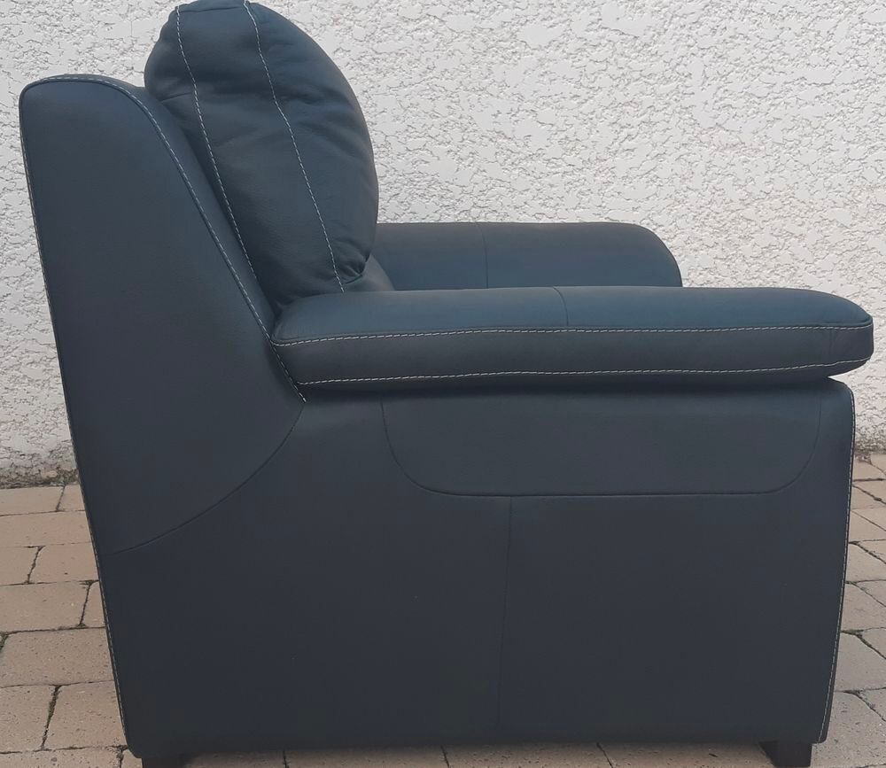 fauteuil moderne cuir noir NEUF Meubles