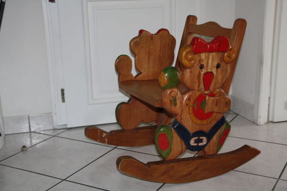 Rocking chair enfant en bois Mobilier enfants