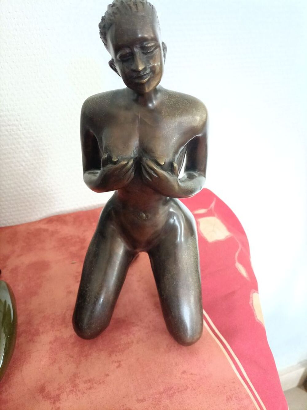 STATUETTE AFRICAINE BRONZE Décoration