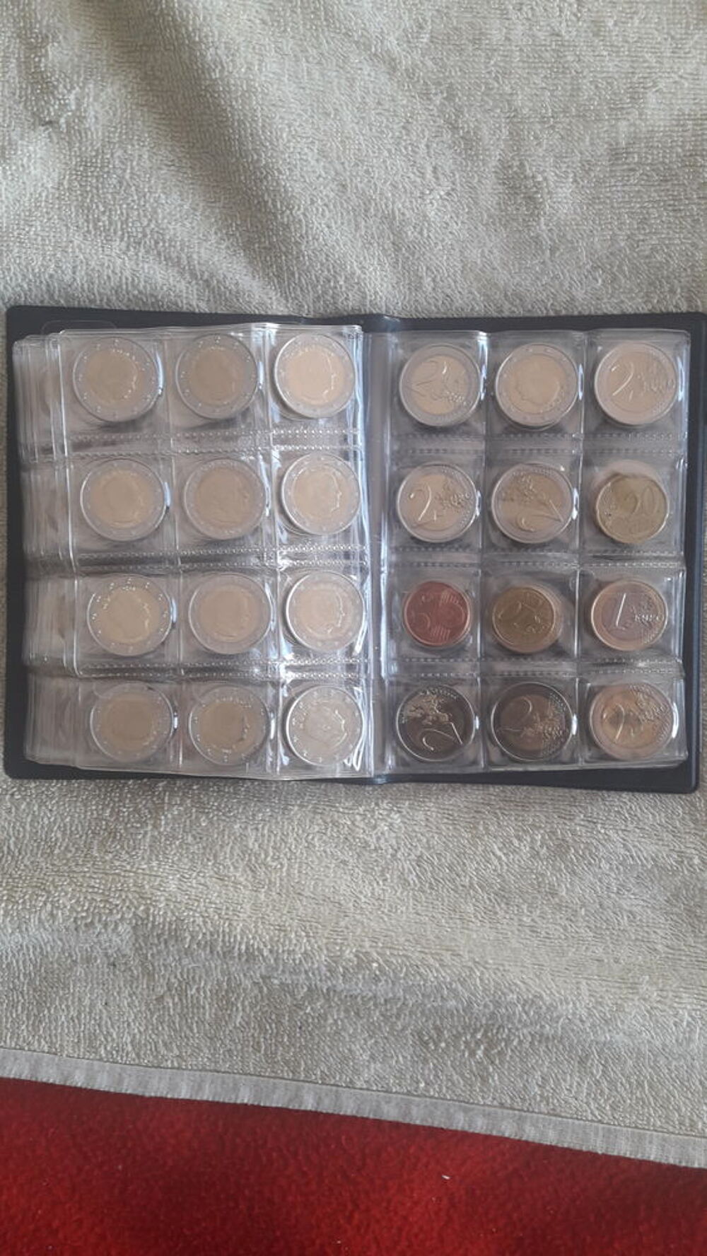 lot de pi&eacute;ces en euro mon&eacute;gasque 