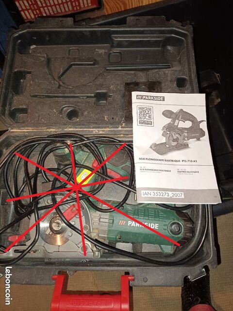 Parkside scie plongeante circulaire : pi�ces / accessoires 5 Beauchamp (95)