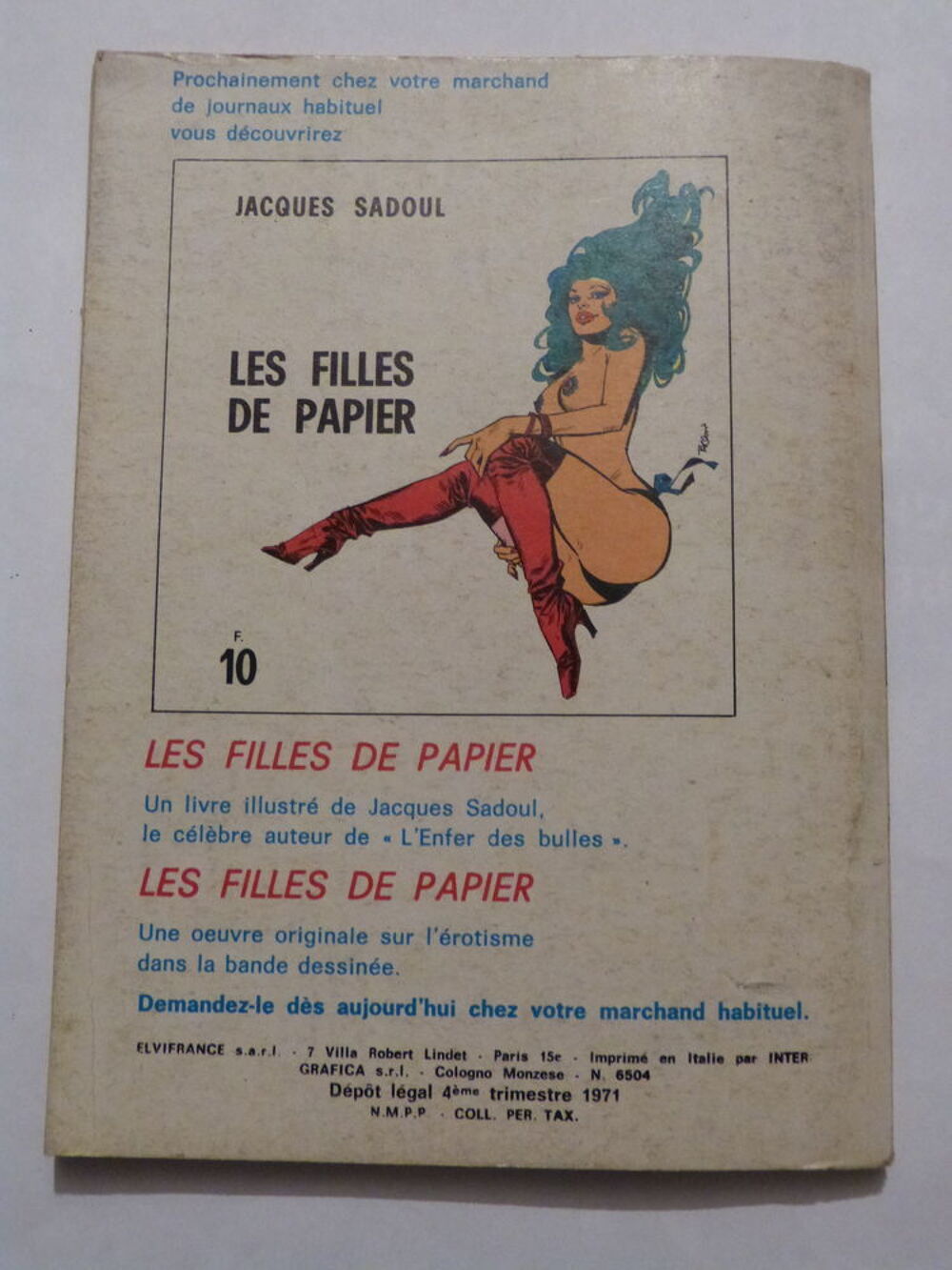 BD ADULTES OUTRE TOMBE N&deg; 4 LE NECROPHILE Livres et BD