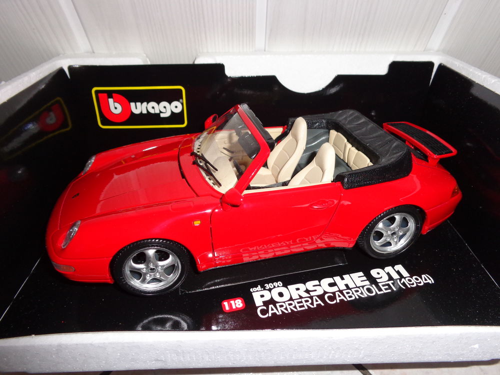 Porsche 911 carrerra cabriolet - 1994 - 1/18 - NEUF - 