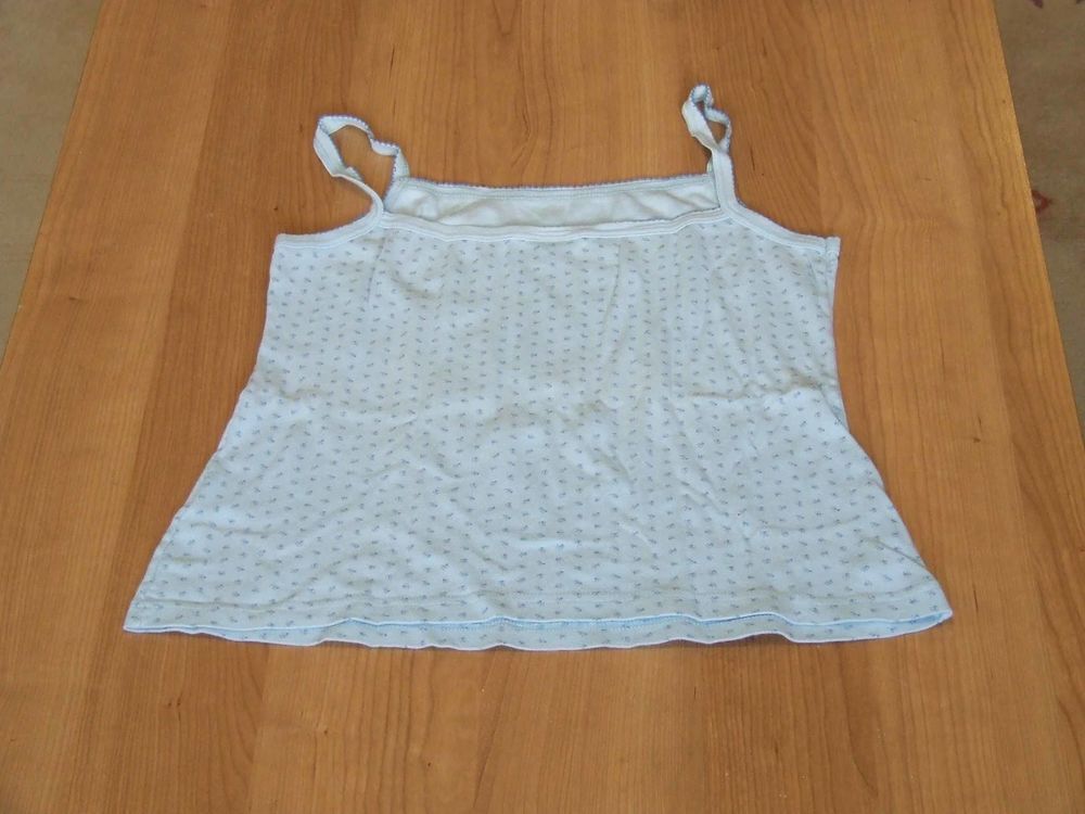 Caraco, haut de pyjama, Turquoise, T. 42 44, TBE Vêtements