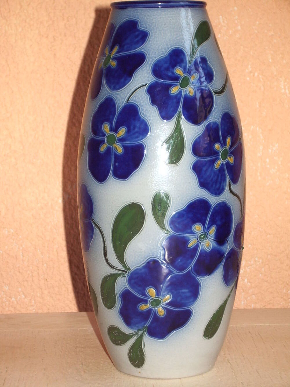 Tr&egrave;s beau vase art- d&eacute;co sign&eacute; : ALBERT SCHMITTER Décoration