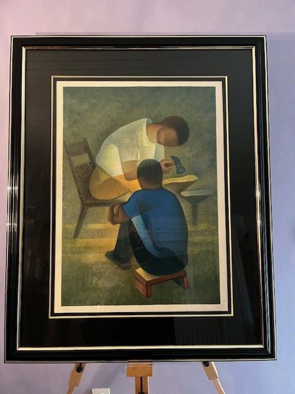 Lithographie par Louis TOFFOLI Décoration