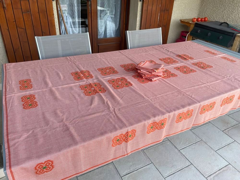 Nappe et serviettes assorties Cuisine