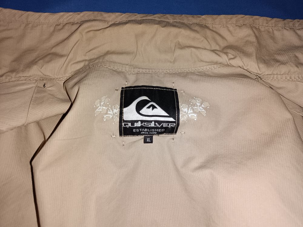 BLOUSON TOILE BEIGE QUICKSILVER TAILLE XL Vêtements