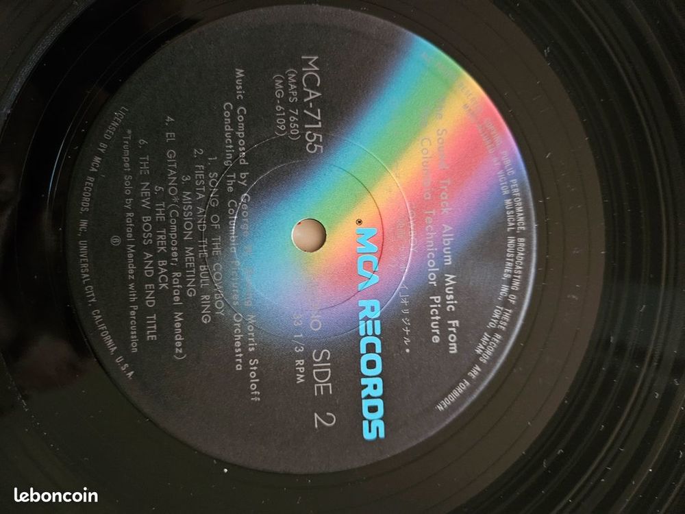 Vinyle Cowboy George Duning ?? MG 6108 MAPS 7650 JAPAN
30 € CD et vinyles