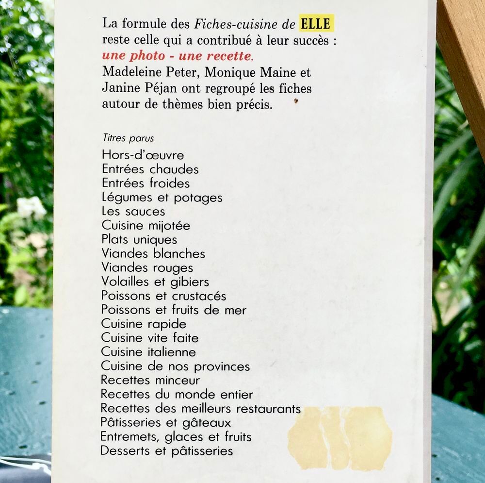 Recettes minceur (Elle); Livre neuf de 90 pages Livres et BD