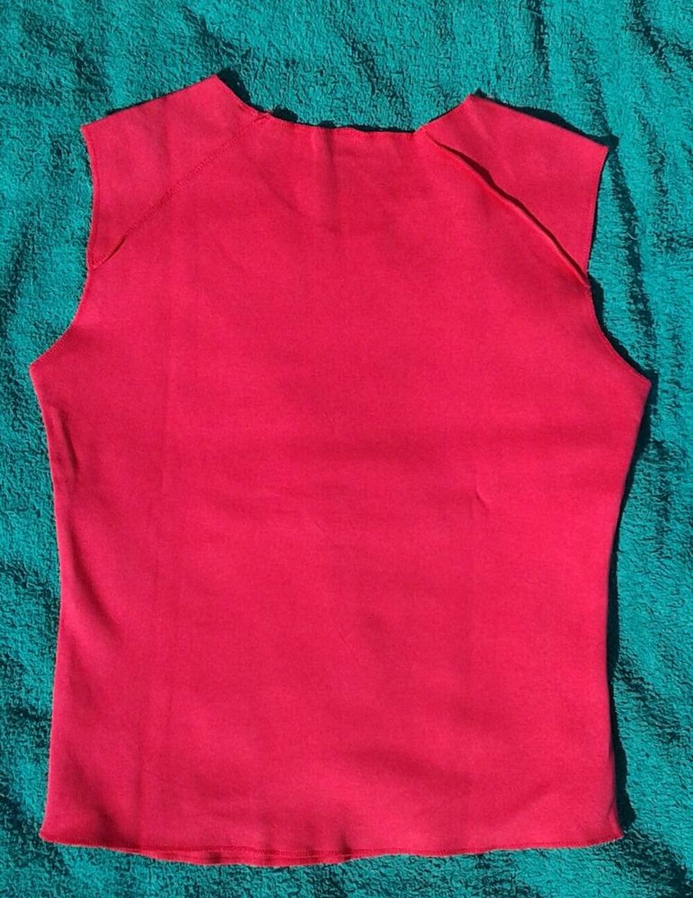 T shirt femme rose fuchsia Vtements