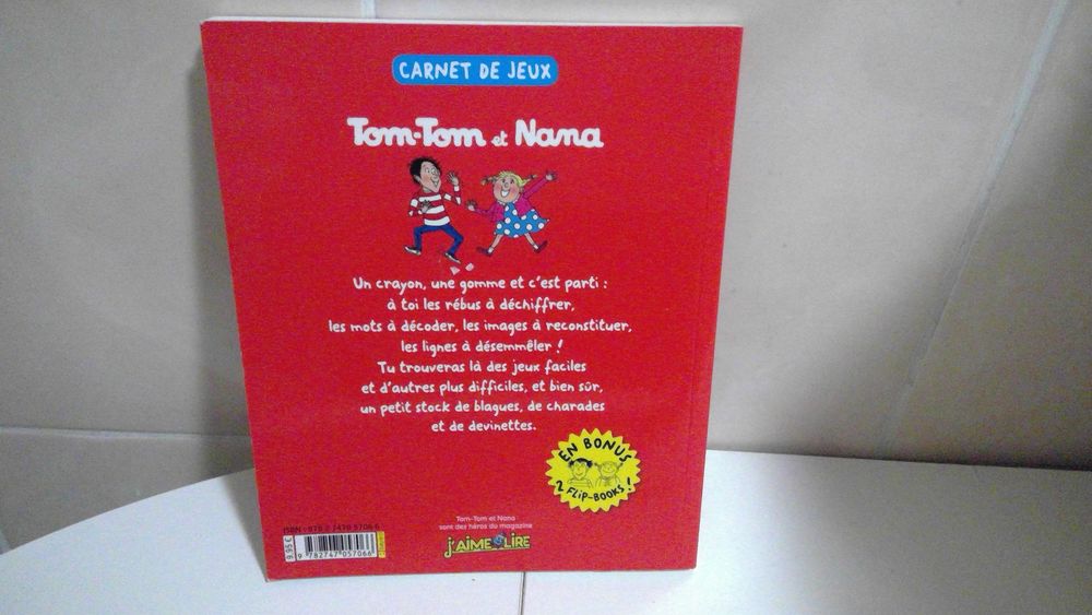 CARNET DE JEUX TOM TOM ET NANA Jeux / jouets