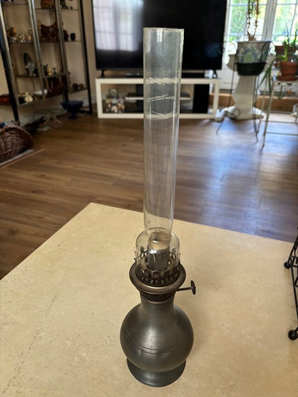 LAMPE A HUILE VINTAGE 