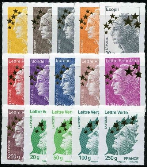 LOT 15 TIMBRES MAXI MARIANNE 2012 70 La Celle-sur-Morin (77)