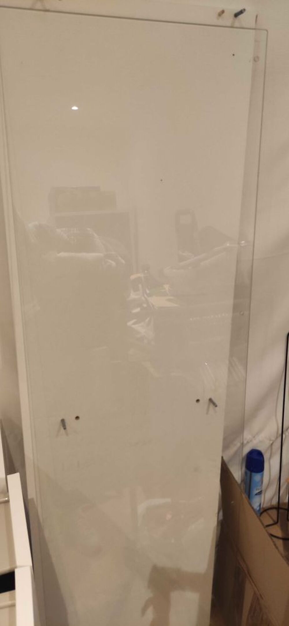 HEMNES N plateau verre 159x50 incolore Meubles