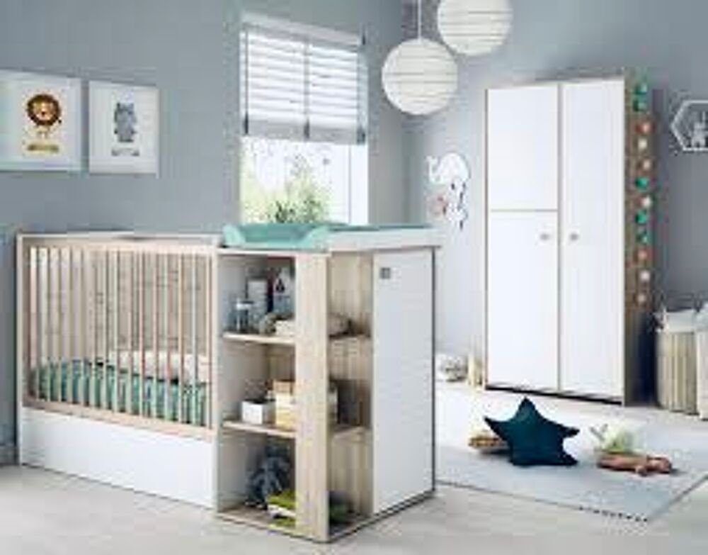 Lit b&eacute;b&eacute; combin&eacute; &eacute;volutif Mobilier enfants