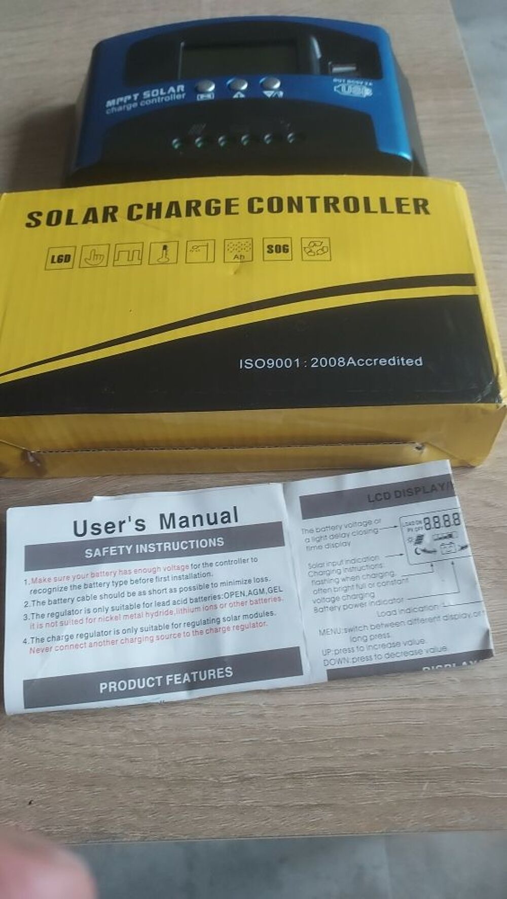 r&eacute;gulateur solaire Bricolage
