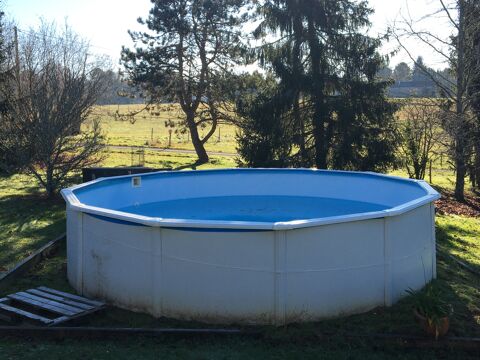 Belle piscine hors sol 6 m de diamtre, toute quipe  500 Marsaneix (24)
