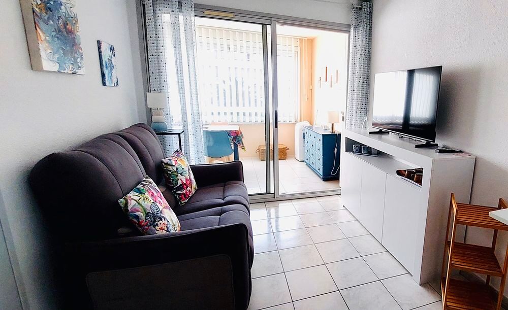  T2 vue  sur la marina place de parking  Languedoc-Roussillon, Sète (34200)