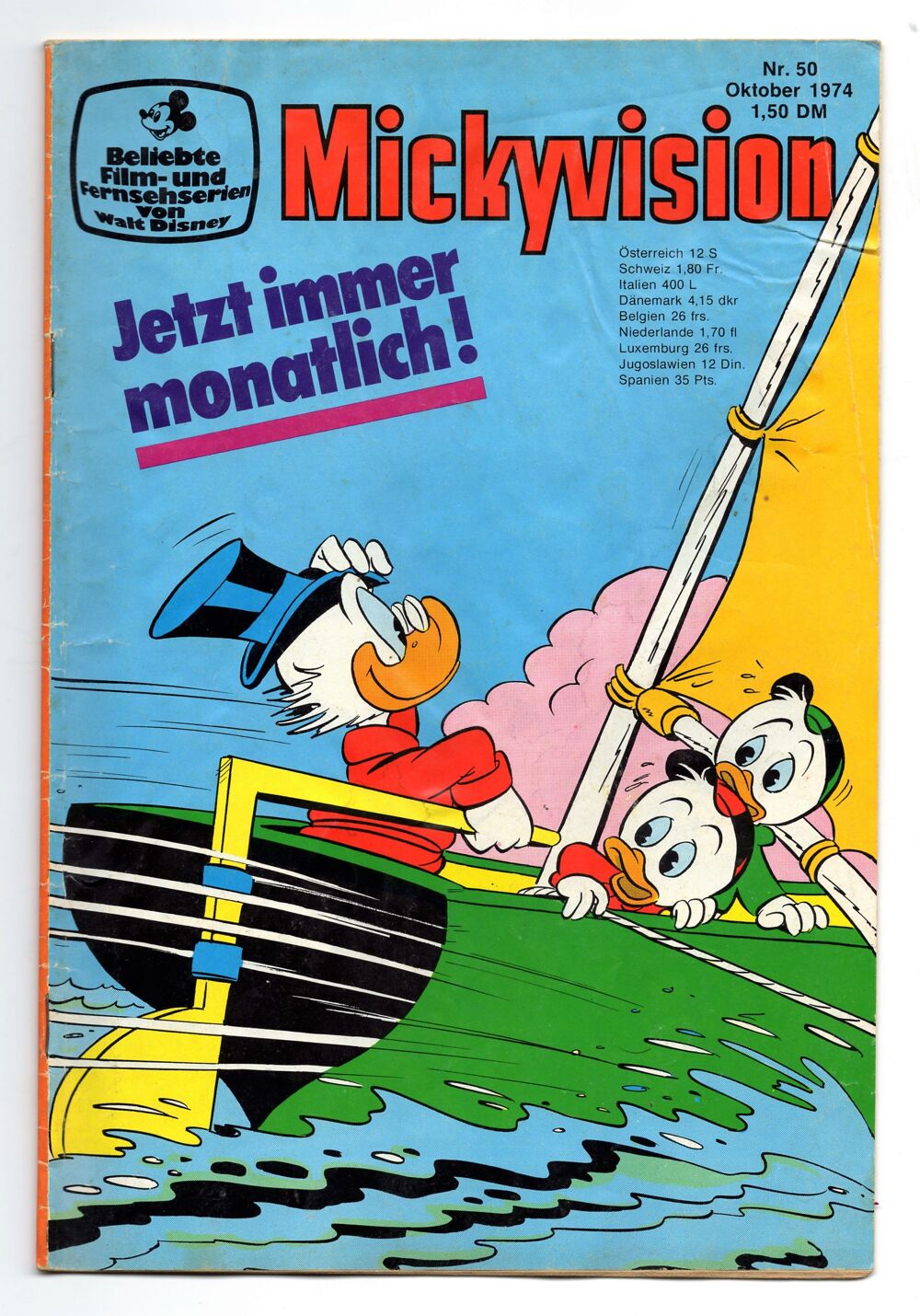 Revues Micky Vision - Disney - Donald - Allemagne - Vintage Livres et BD