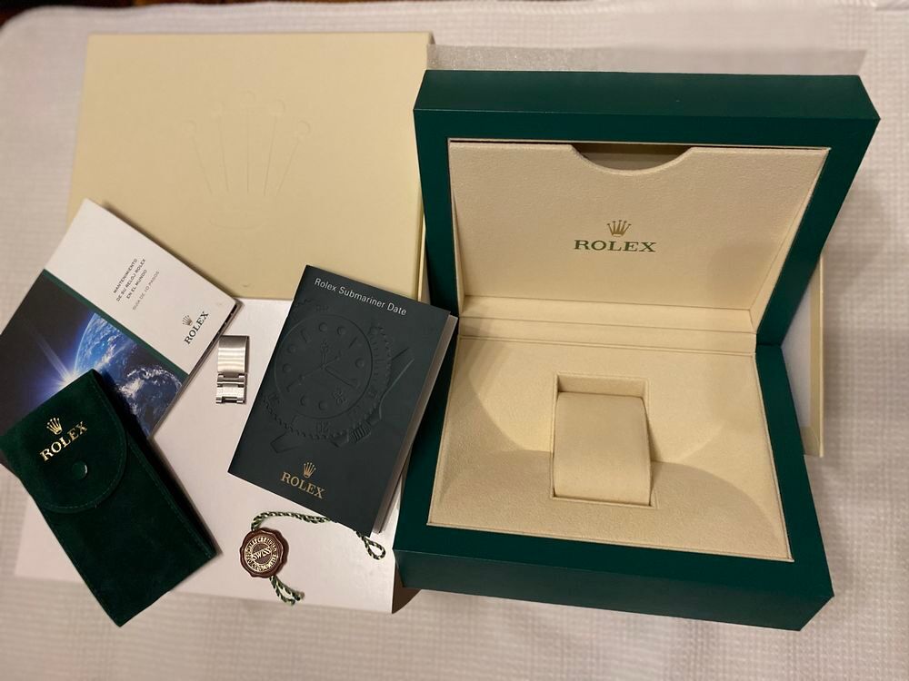 Rolex &eacute;crin + bo&icirc;te Rolex Bijoux et montres