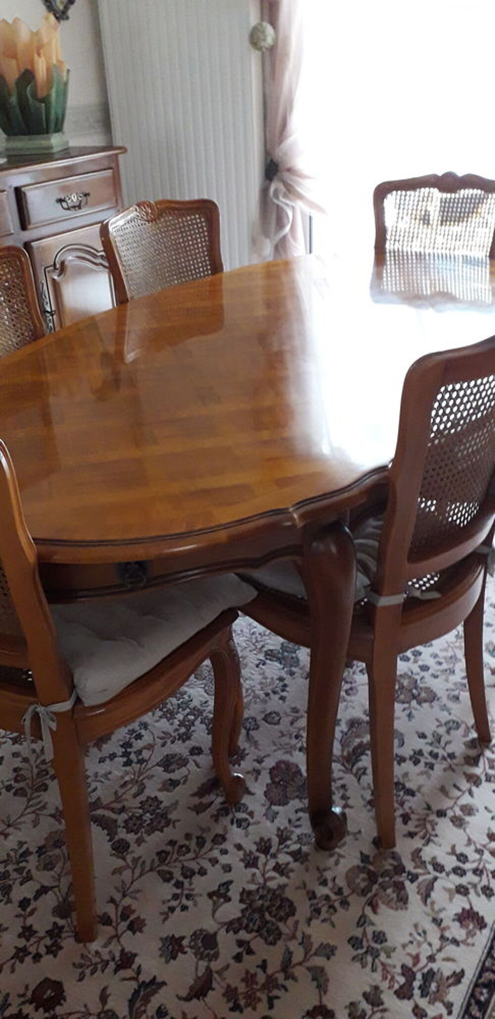 table merisier +2rallonges Meubles