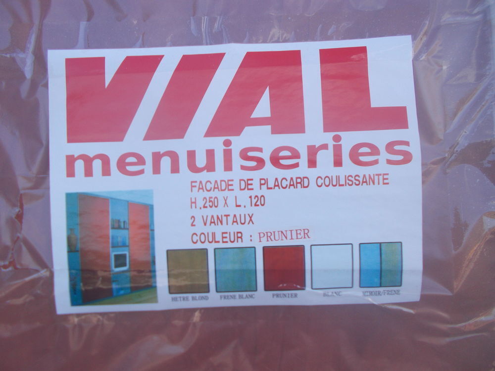 facade de placard h 250x 120 nf faire prix Meubles