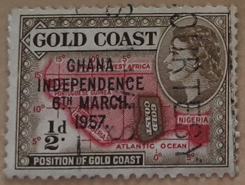 timbres � collection 1 GHANA-NIGERIA 1 Pontoise (95)