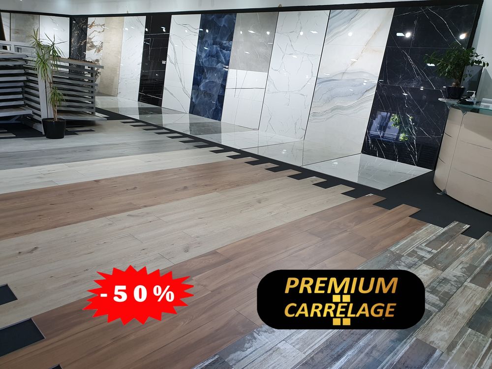 Carrelage style parquet lames Bricolage