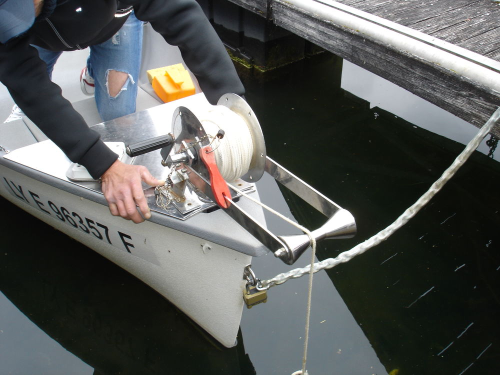 Barque, p&ecirc;che. ANCRE de type " CAROTTE " 100 % INOX. Sports