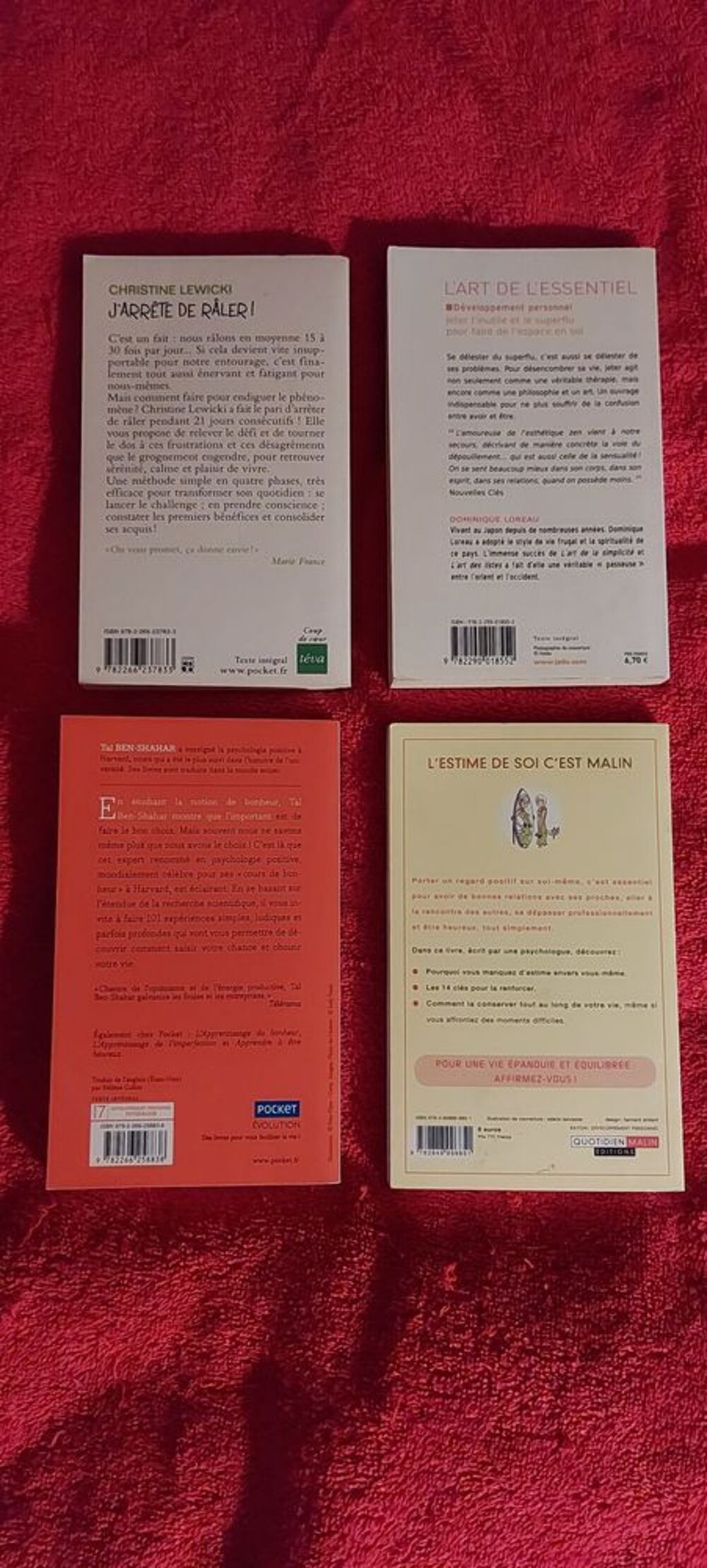 Livres bien &ecirc;tre / psychologie Livres et BD