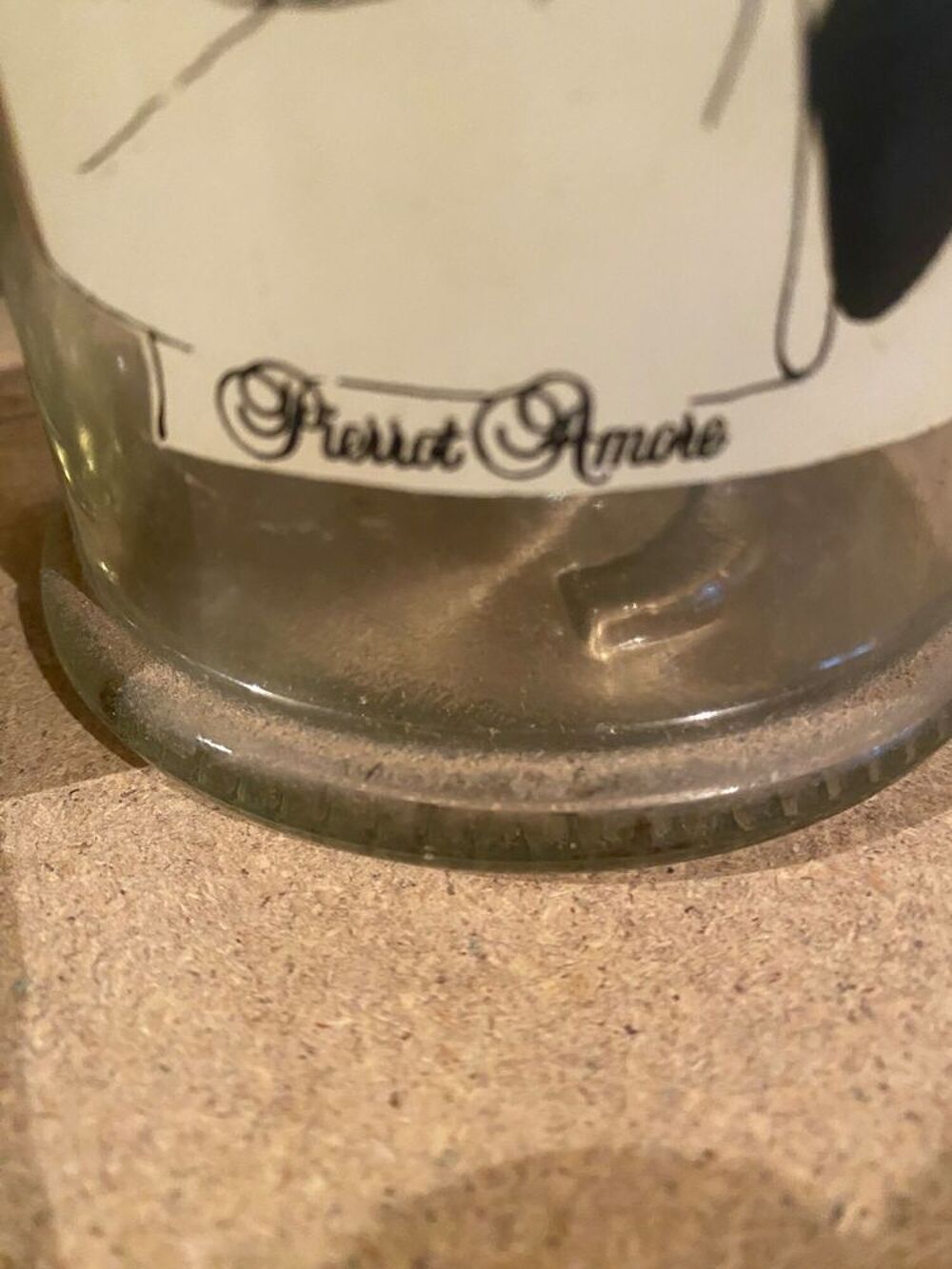POTS EN VERRE DECORES PIERROT 