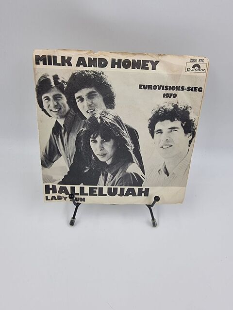 Vinyle 45 tours Milk and Honey : Hallelujah / Lady Sun  1 Vulbens (74)