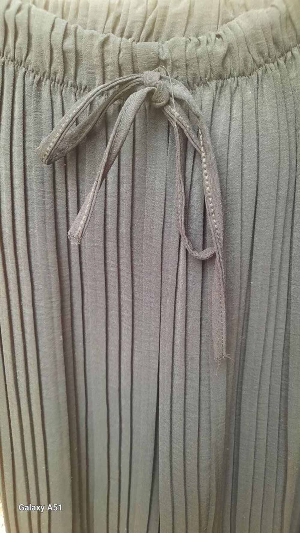 JUPE-CULOTTE PLISSEE NOIRE EXTENSIBLE V�tements