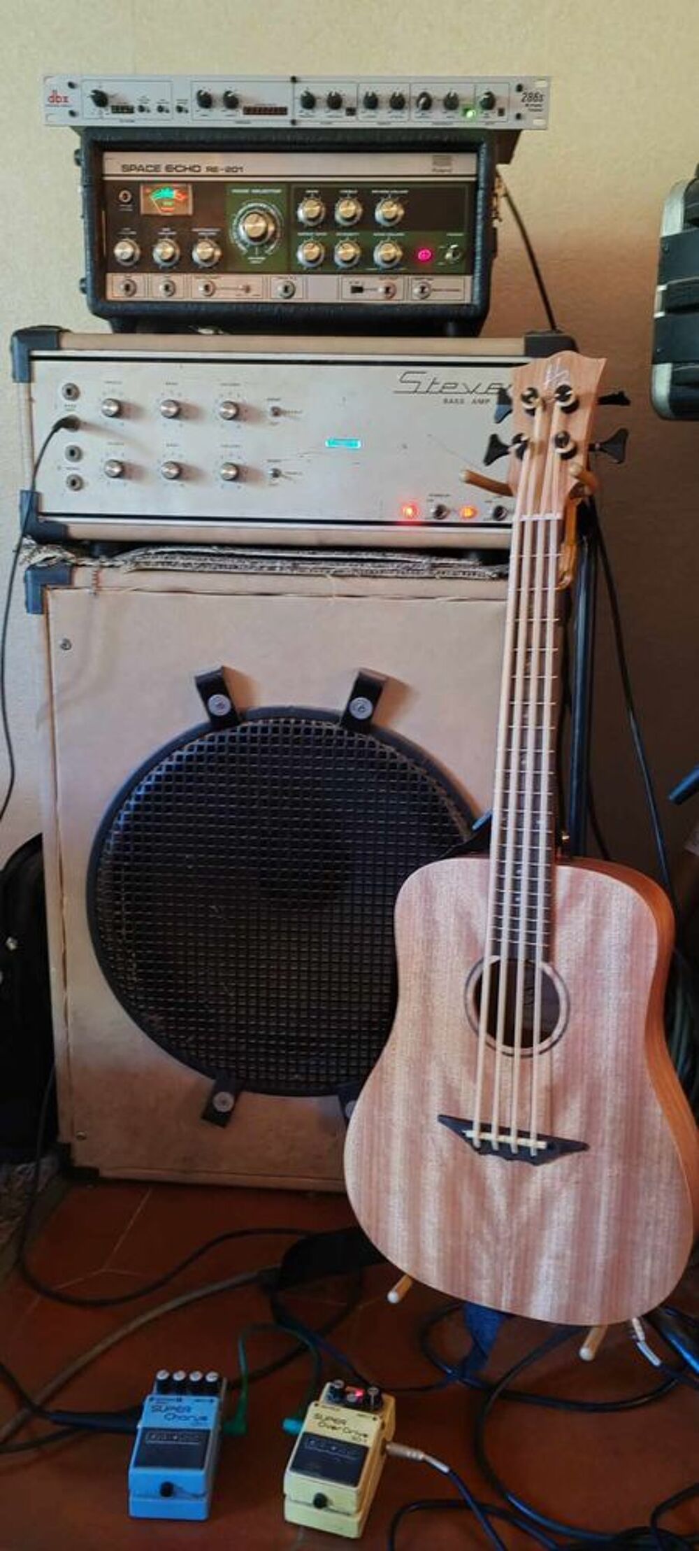 Steven's Amp Bass + boomer - Ampli Basse &agrave; lampes vintage Instruments de musique