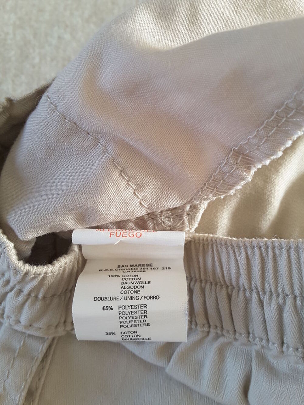 Pantalon beige - P'tit bisou - 6 mois Vêtements enfants
