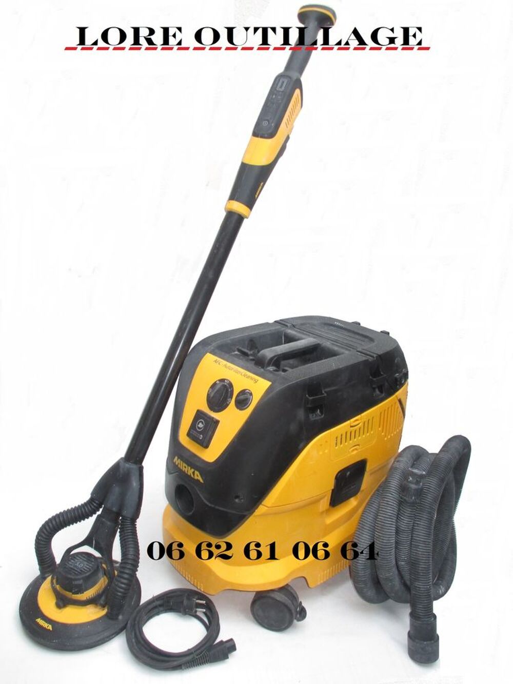 MIRKA LEROS 950 + aspirateur DE 1230 L AFC Bricolage