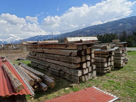 Pannes, chevrons, poutres et planches vieux bois 20 Taninges (74)