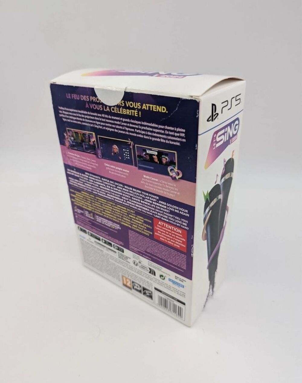 Coffret jeu Playstation 5 Let's Sing 2024 + 2 Micros neuf Consoles et jeux vidéos