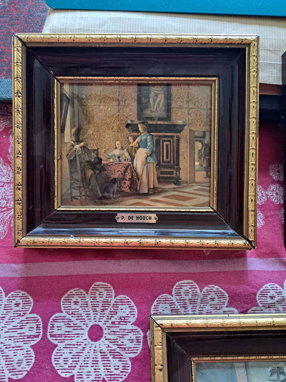 CADRE DE REPRODUCTION sc&egrave;nes 18e si&egrave;cle Décoration