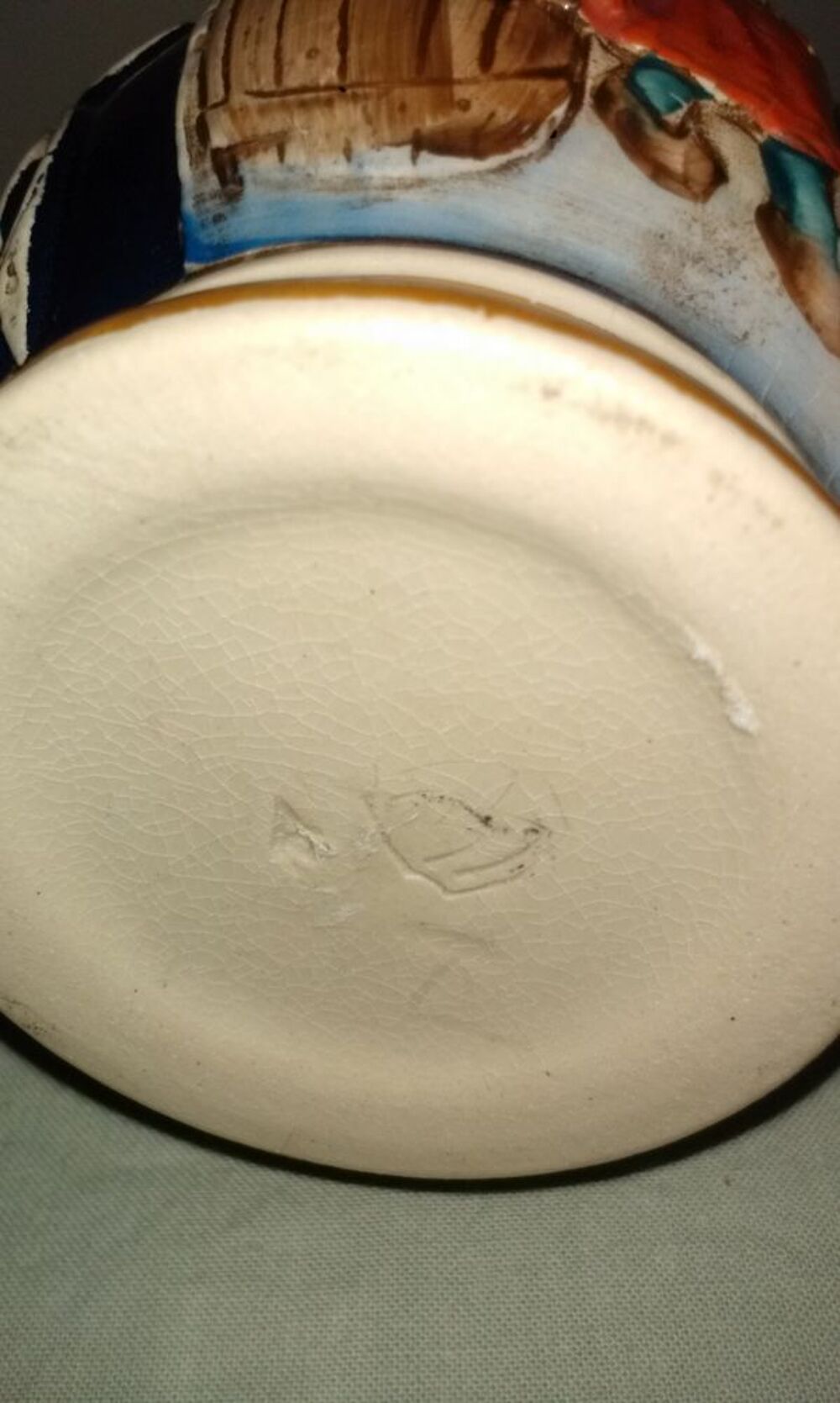 Pichet &agrave; bi&egrave;re en porcelaine Dcoration