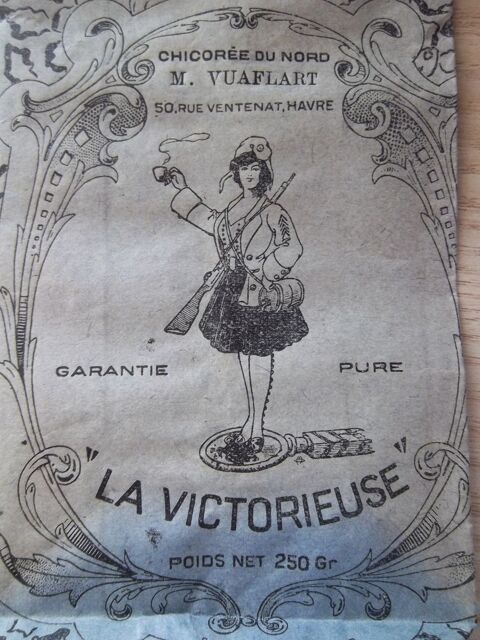 sachet chicor�e Nord document 14/18 collection poilu 15 Valognes (50)