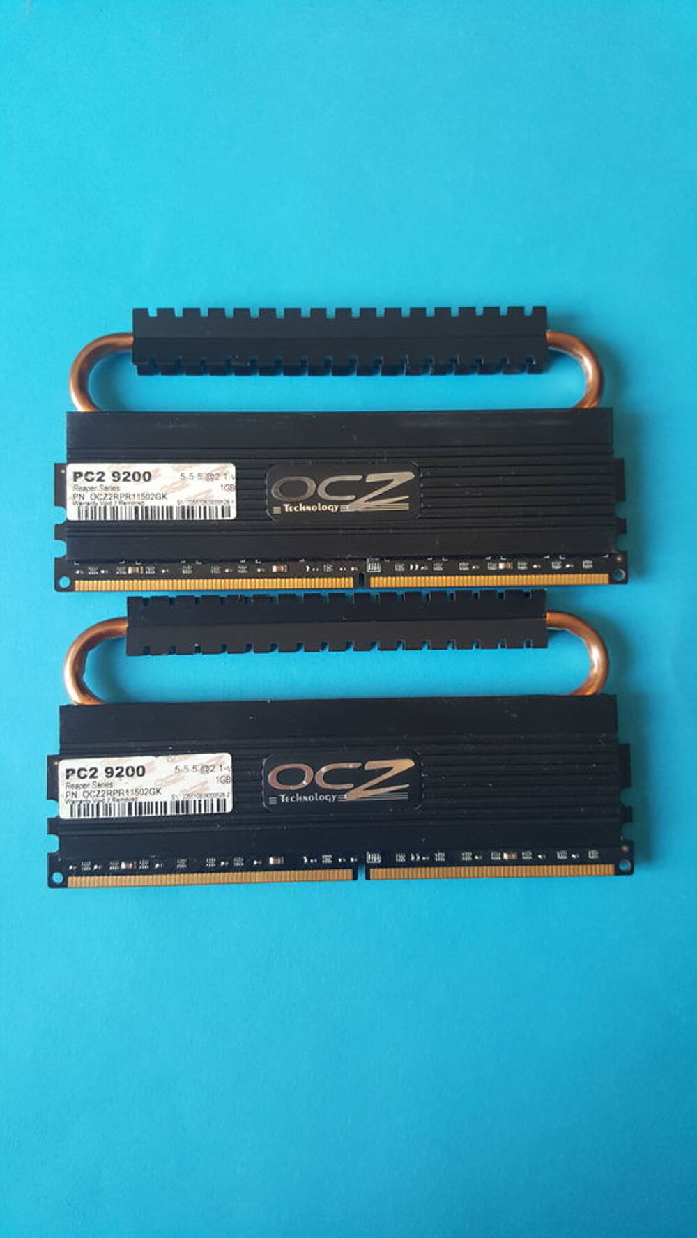 M&eacute;moire OCZ REAPER 2 x 1GO PC2-9200 1150MHz OCZ2RPR11502GK Matériel informatique